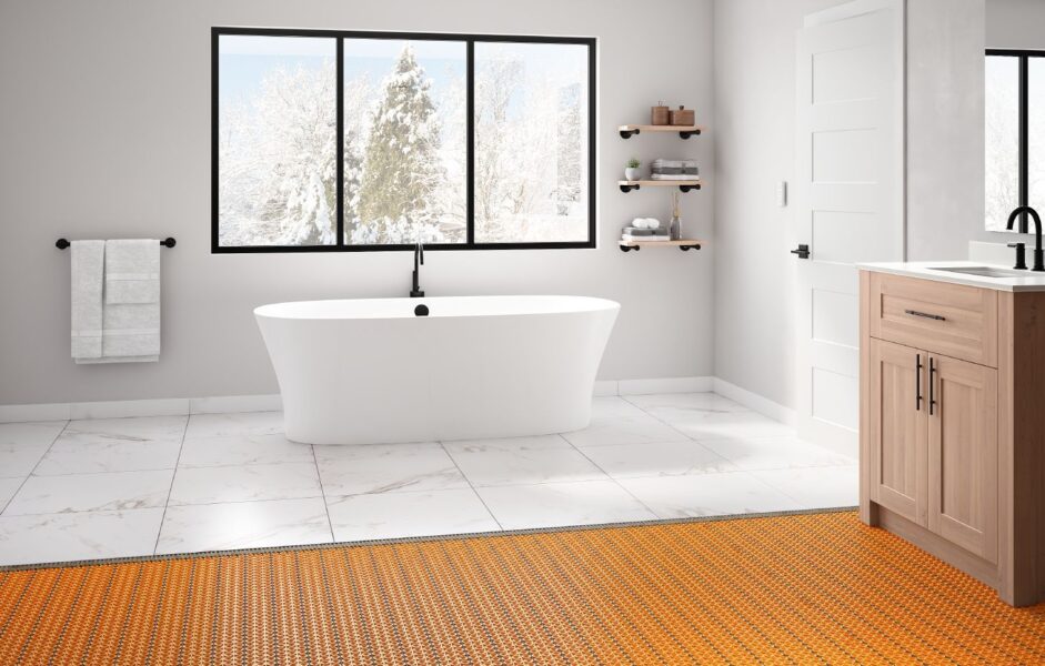 radiant heat for bathroom floors