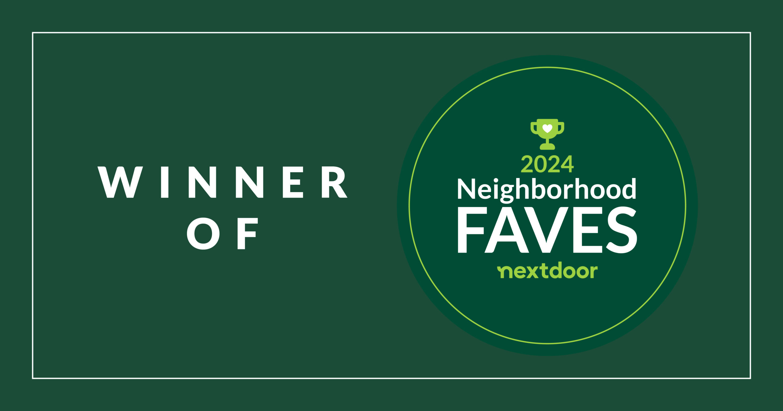 2023 Neighborhood Faves Award